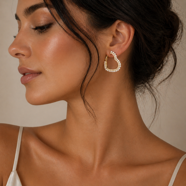 Creolen "Heart" Gold