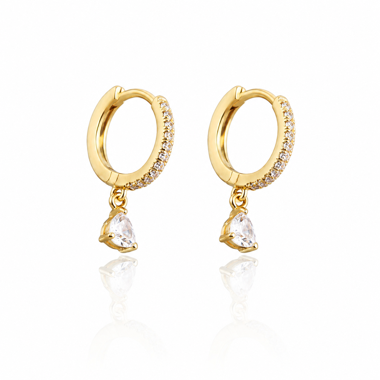 Ohrringe "Malea" 18K vergoldet