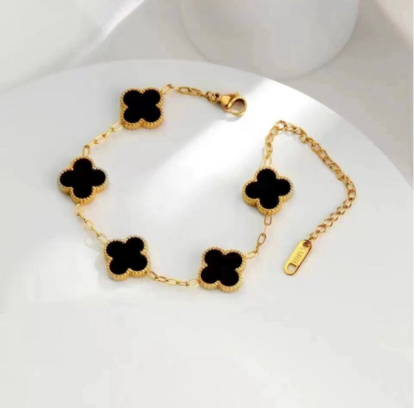 Armband "Clover“ Schwarz