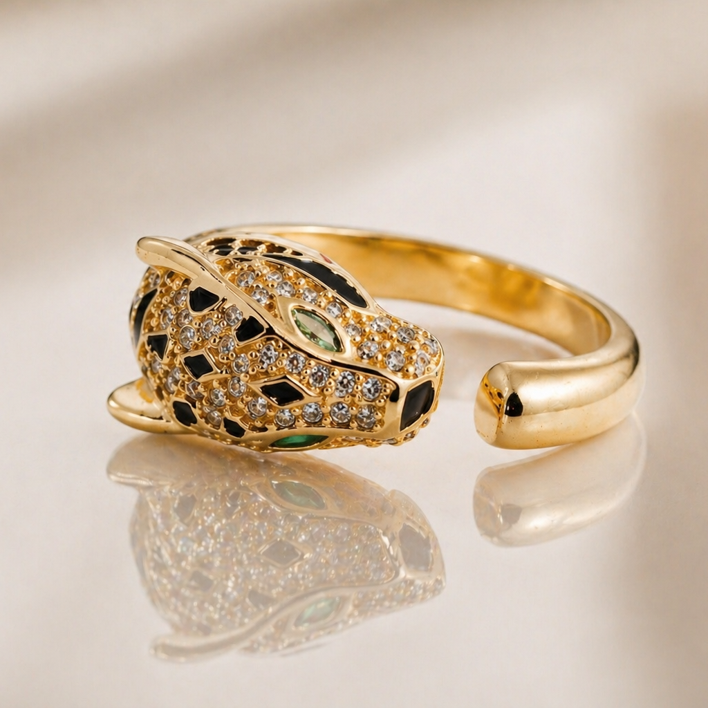 Ring "Panthère" 18K vergoldet