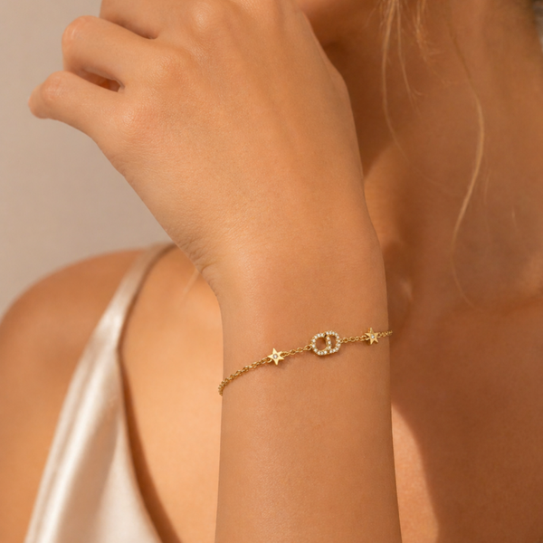 Armband "Di“ vergoldet