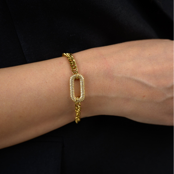 Armband "Selena“ 18k vergoldet