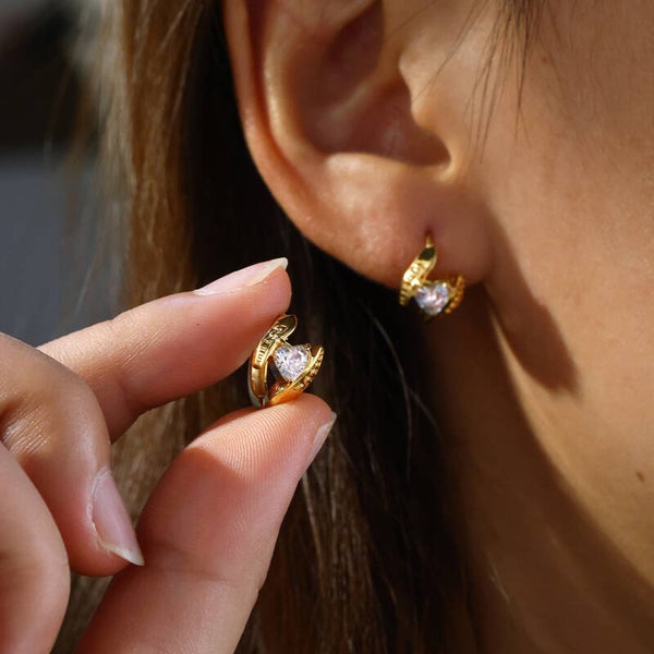 Ohrringe "Sarina" 18K vergoldet