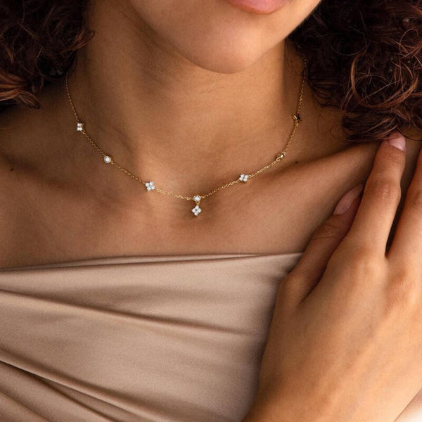 Halskette "Helena" 18K vergoldet