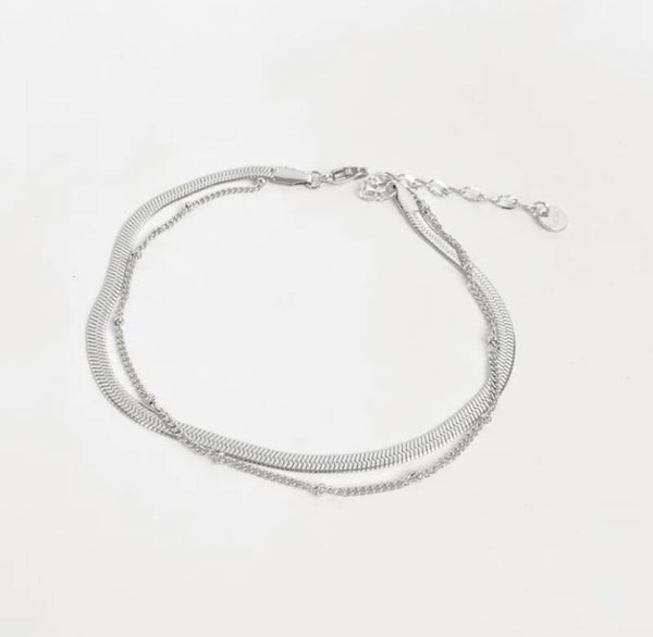 Fusskettchen "Lana“ Silber