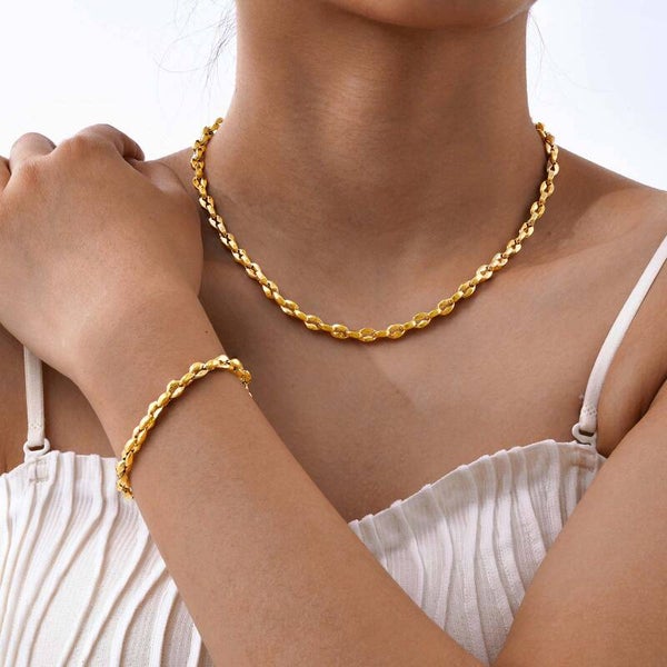 Set "Mia" 18K vergoldet