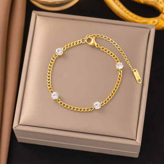 Armband "Jasmine" 18K vergoldet