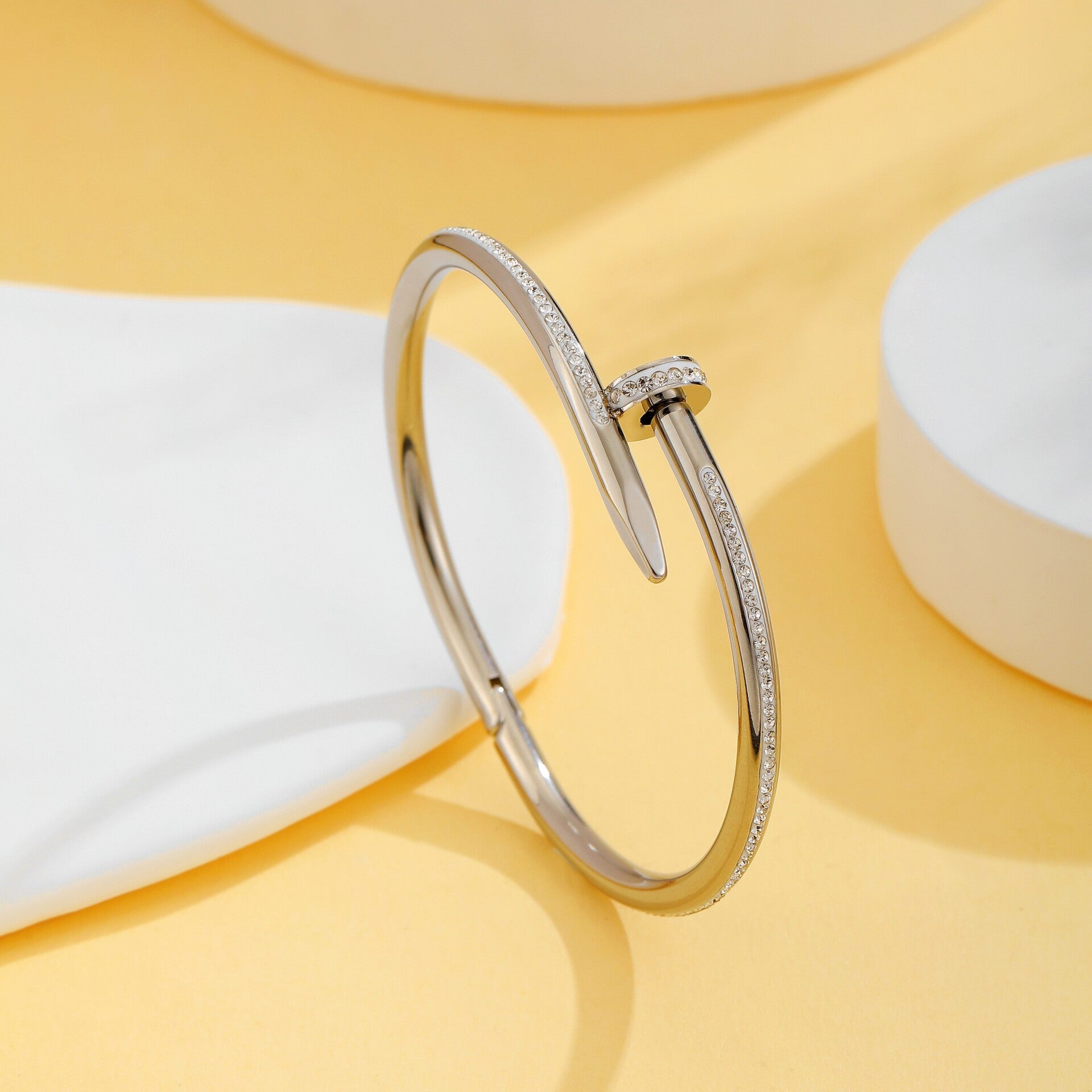 Armreif "Celine“ Silber Diamond