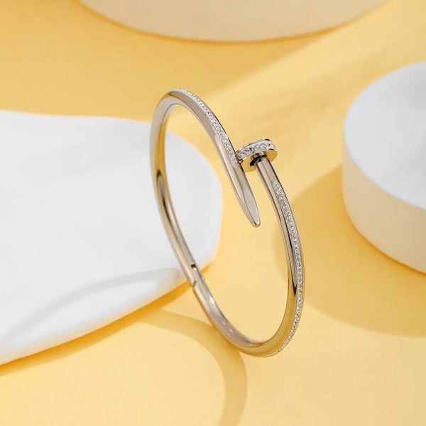 Armreif "Celine“ Silber Diamond