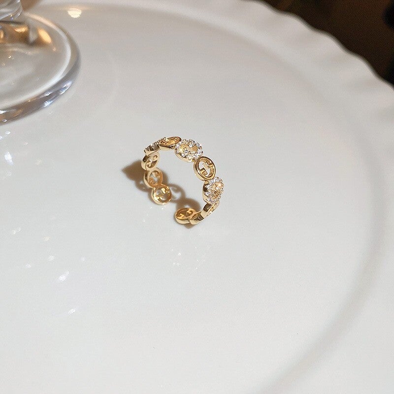 Ring "Hanna" vergoldet