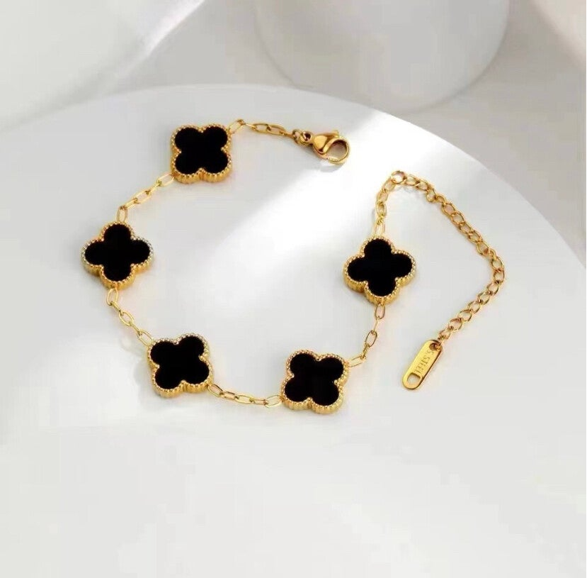 Armband "Clover“ Schwarz