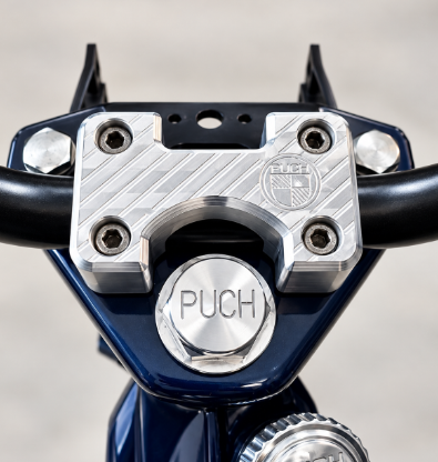 Lenkerklemme Gabelkopfmutter Set Puch Maxi