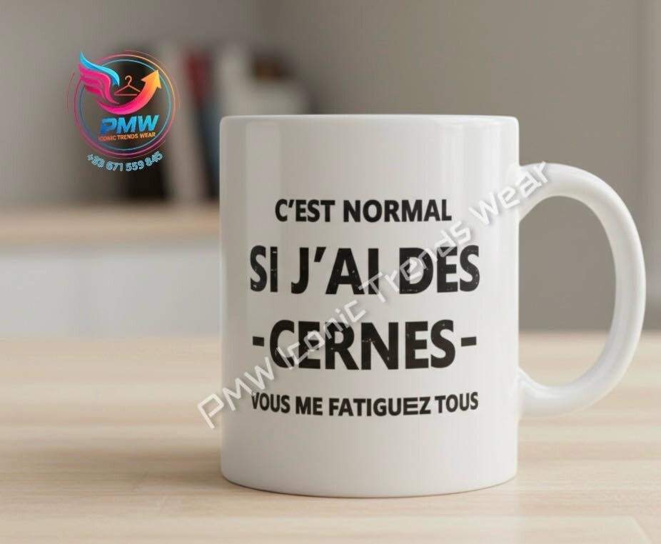Mug J'ai Des Cernes...
