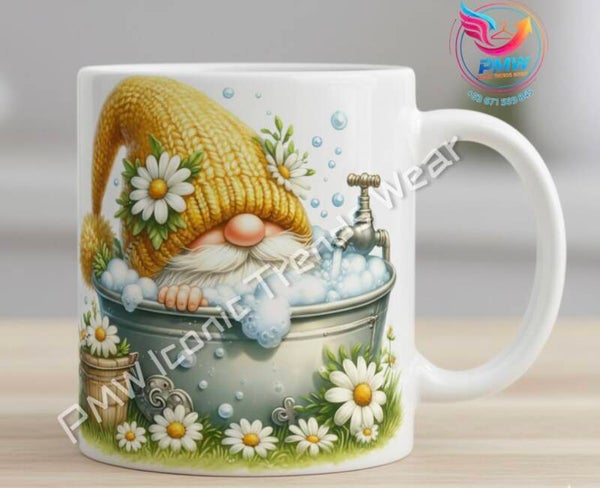 Mug Gnome Dans Sa Baignoire