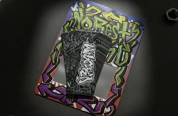 Wick'D battery wraps 18650 - Graffiti