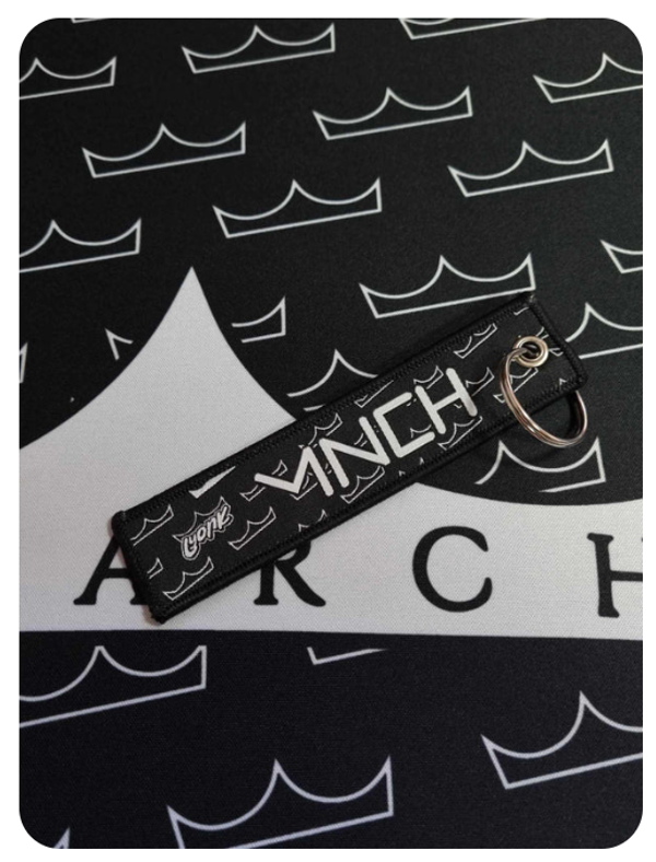 Monarchy Embroidered Keychain Batch 1 by Lyon'K