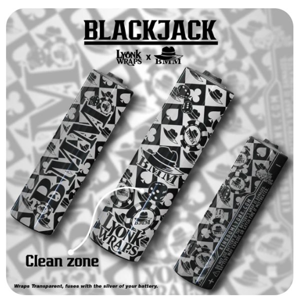 BMM Black Jack Wrap 18650 by Lyon'K