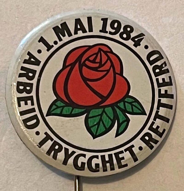 1 mai 1984 Arbeid Trygghet Rettferd