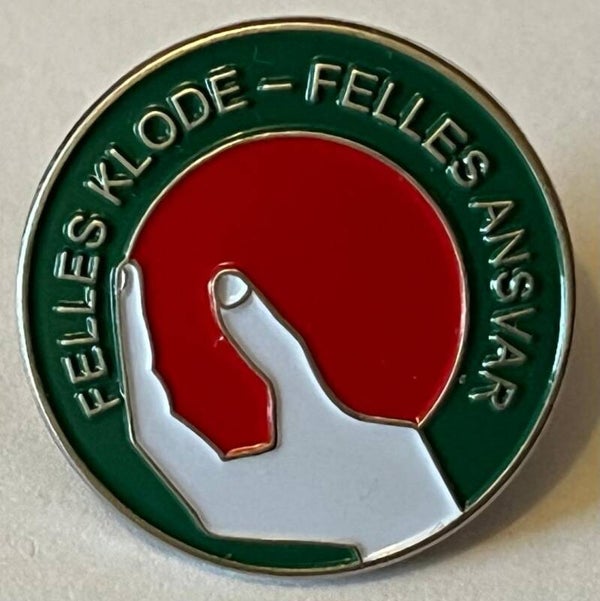1 mai 2008 pin - Felles klode Felles ansvar
