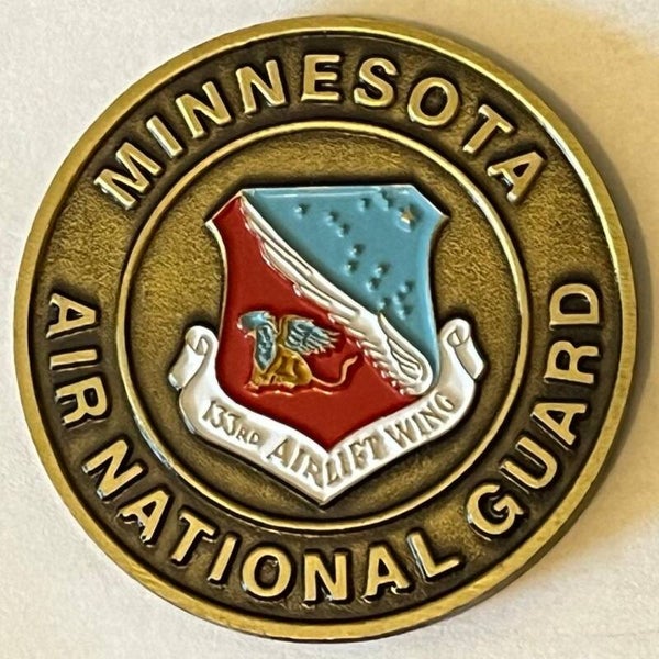 133rd airlift wing Minnesota Air national guard USA medal