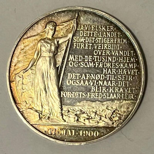 17 mai 1900 Sølv restrike