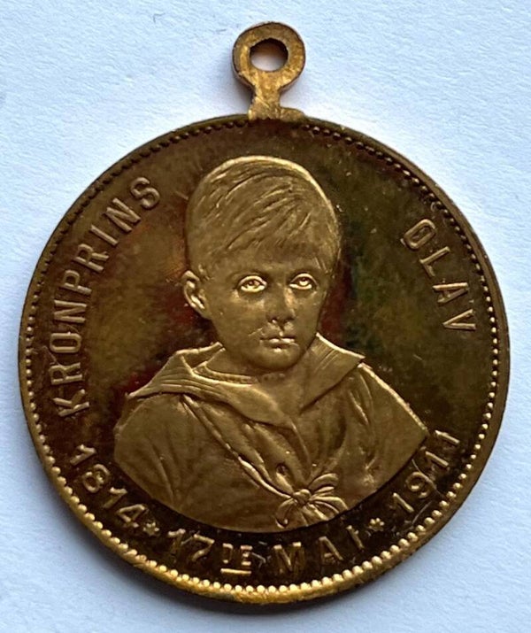 17 mai medalje 1911 Kronprins Olav