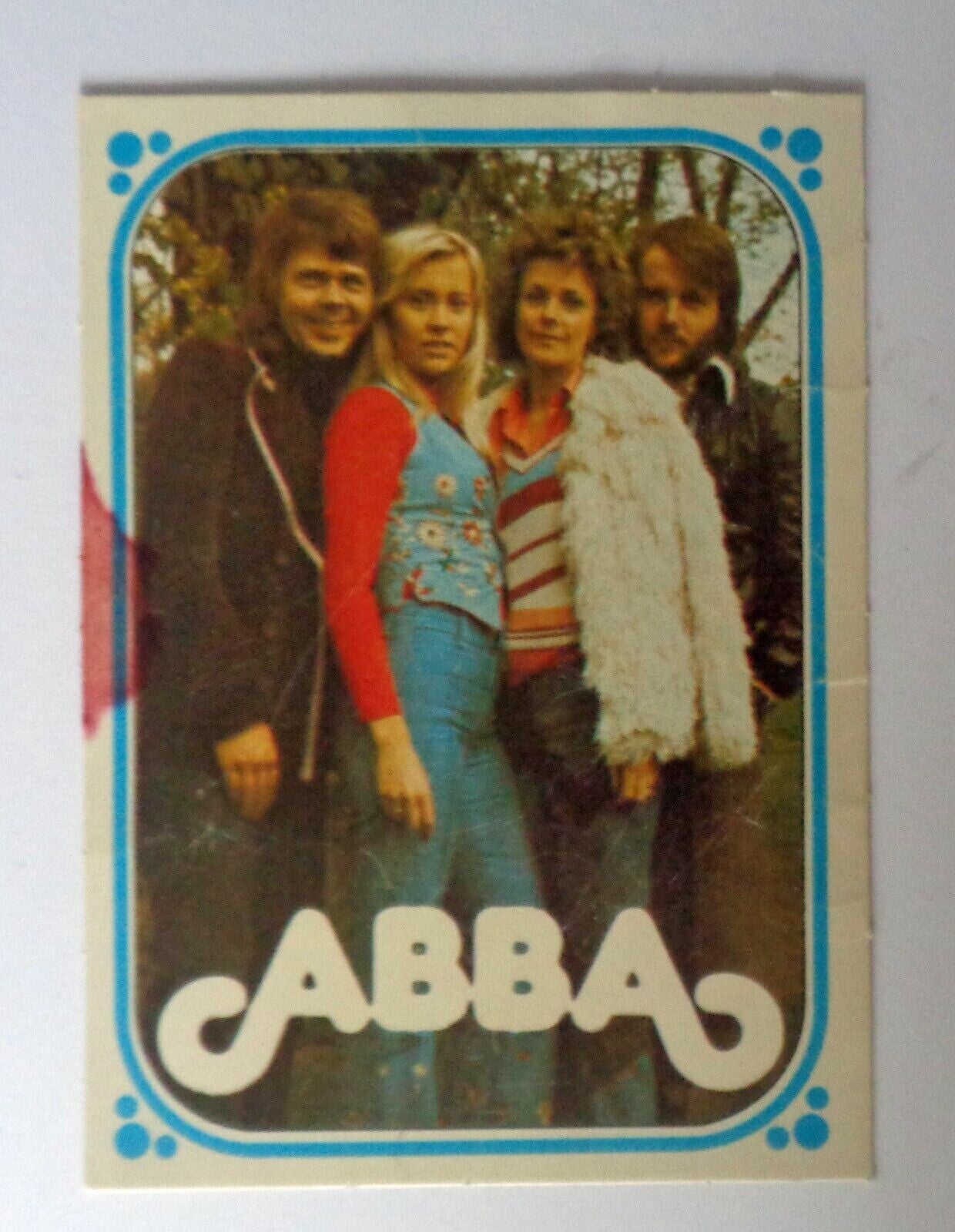 ABBA, Sweden pop group collectorcard