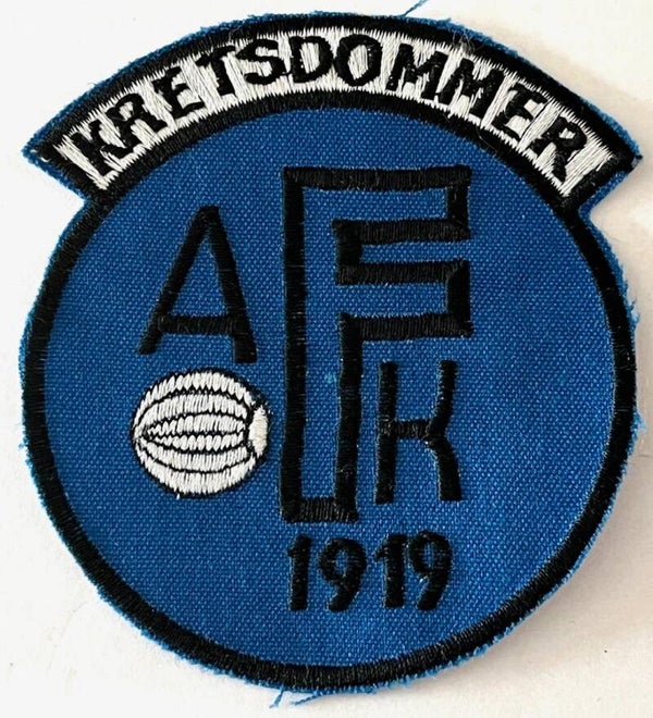 Agder fotballkrets Kretsdommer tøymerke patch