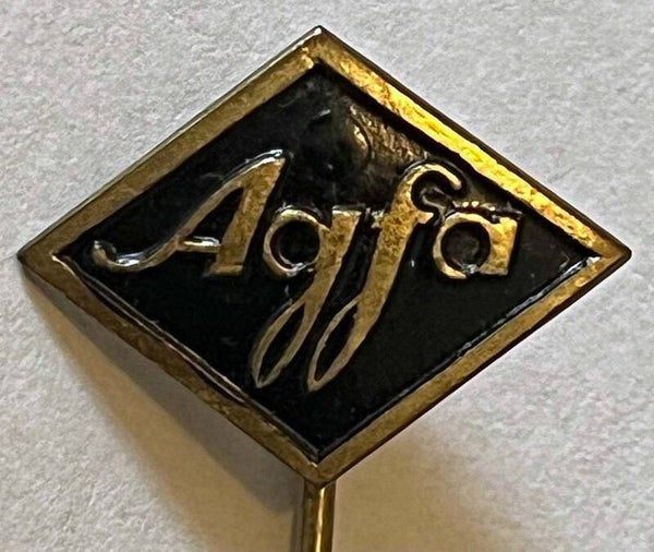 Agfa Gevaert N.V. photo older pin badge
