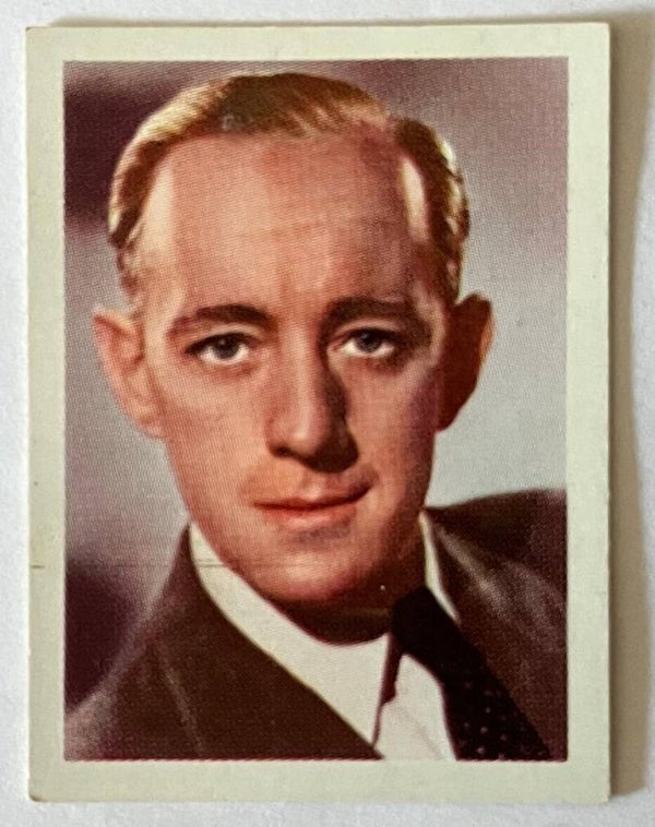 Alec Guinness, British actor. Collectorcard Jibco tea