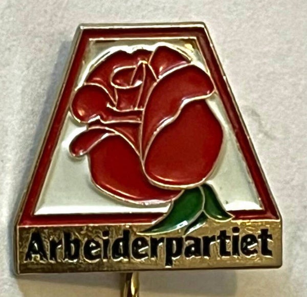 Arbeiderpartiet rose merke