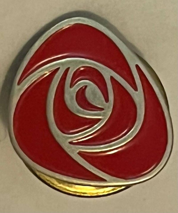 Arbeiderpartiets arbeiderrosen pin