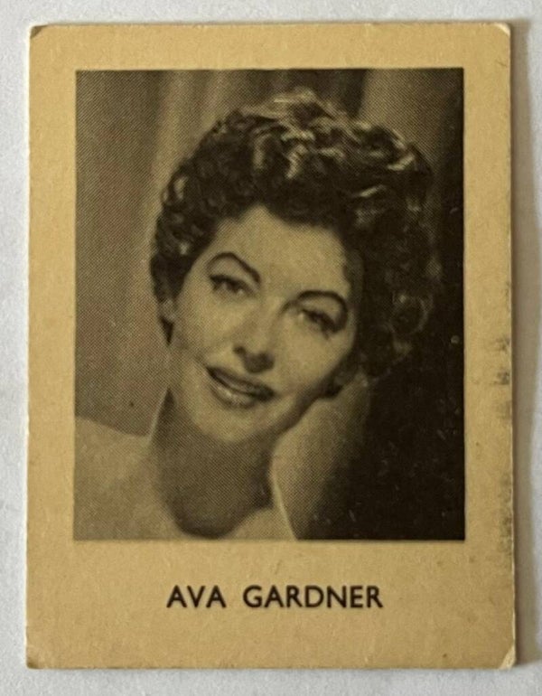 Ava Gardner, American actress. Collectorcard Jibco tea