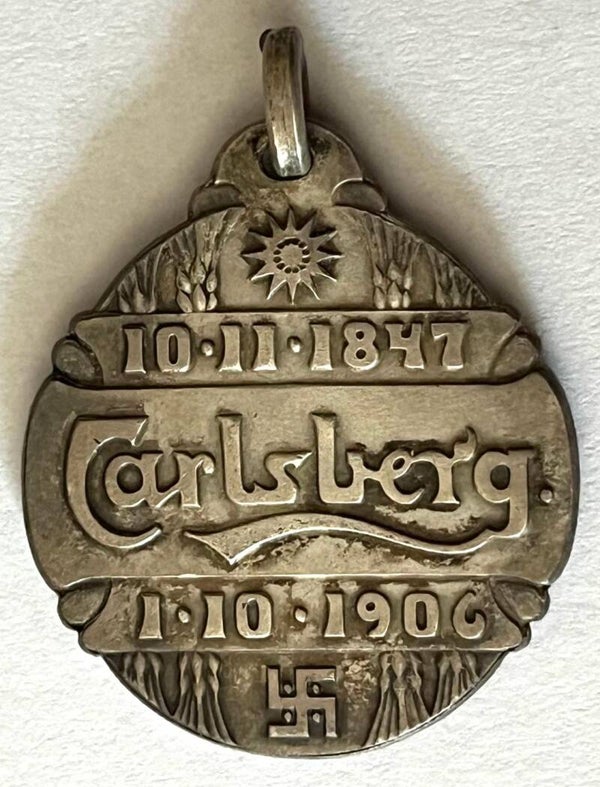 Carlsberg 1847-1906 medalje med original eske