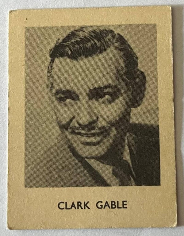 Clark Gable, American actor. Collectorcard Jibco tea