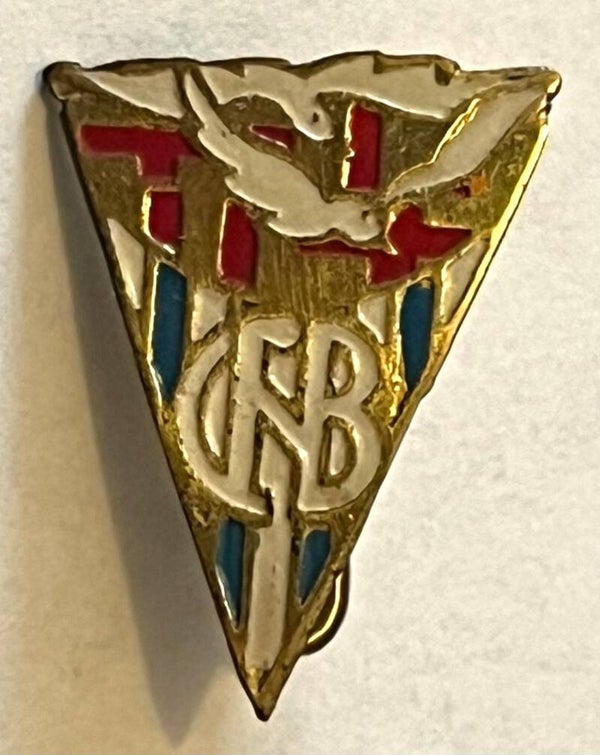 Club natacio Barcelona Spain, swimming club badge