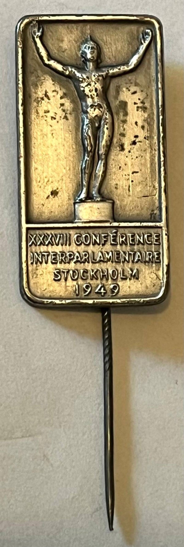 38 Conference Interparlamentaire Stockholm Sweden 1949 - Silver