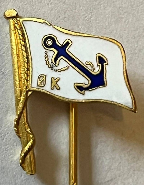 Det Østasiatiske kompani ØK København Danmark rederi pin