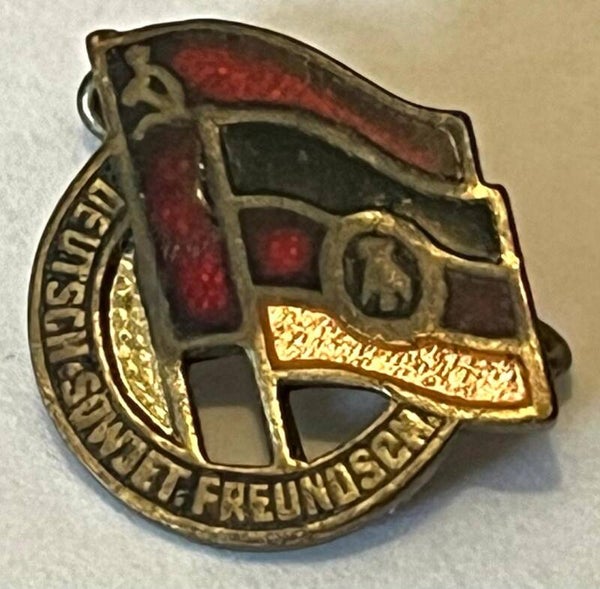 Deutsch-Sowjet freundschaft pin badge