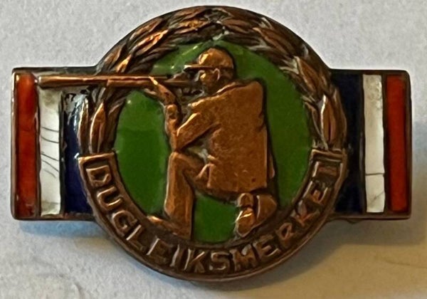 Dugleiksmerket bronse - GRØNN bakgrunn