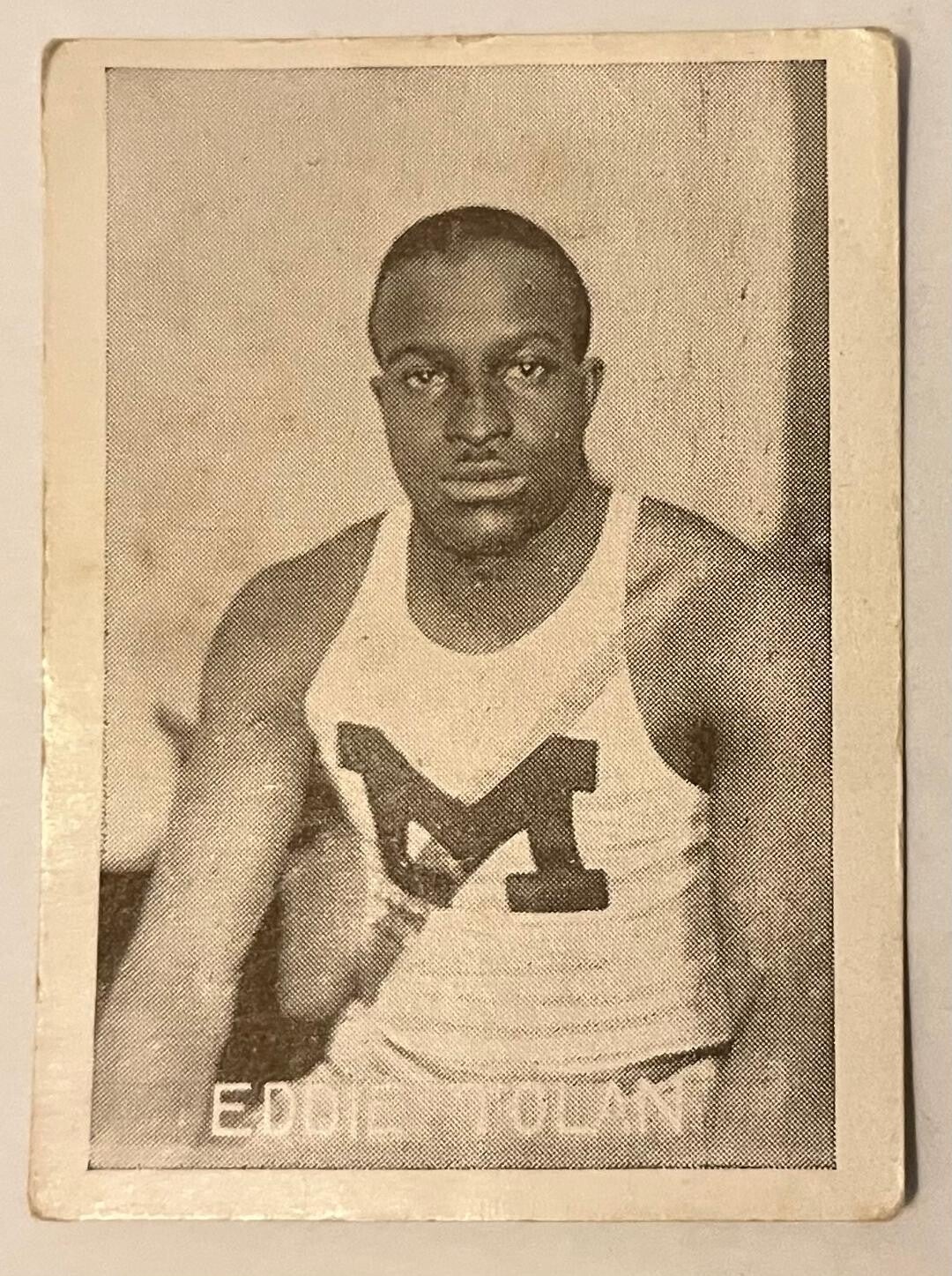 Eddie Tolan, USA - American sprinter. Collectorcard Tiedemanns tobak