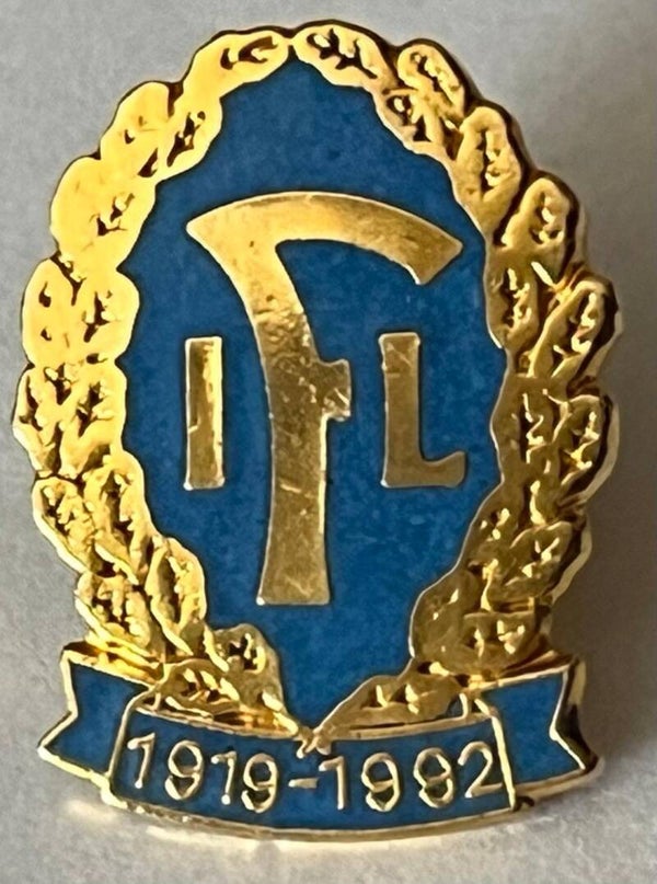 Fåberg idrettslag 1919-1992 pin