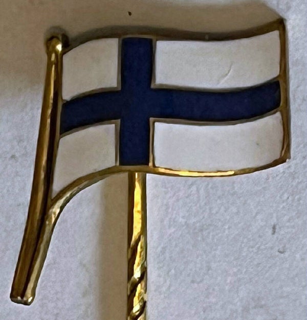Finlands flagg - eldre nål