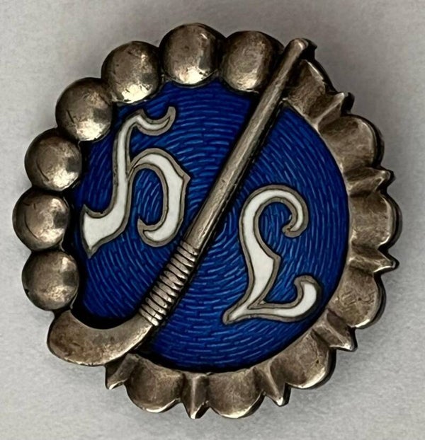 Finland Helsingin Luistelijat Icehockey Bandy sport silver badge