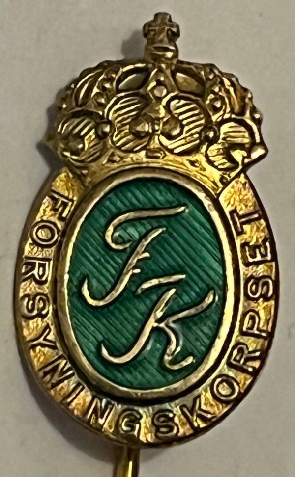 Forsyningskorpset FK eldre emaljenål