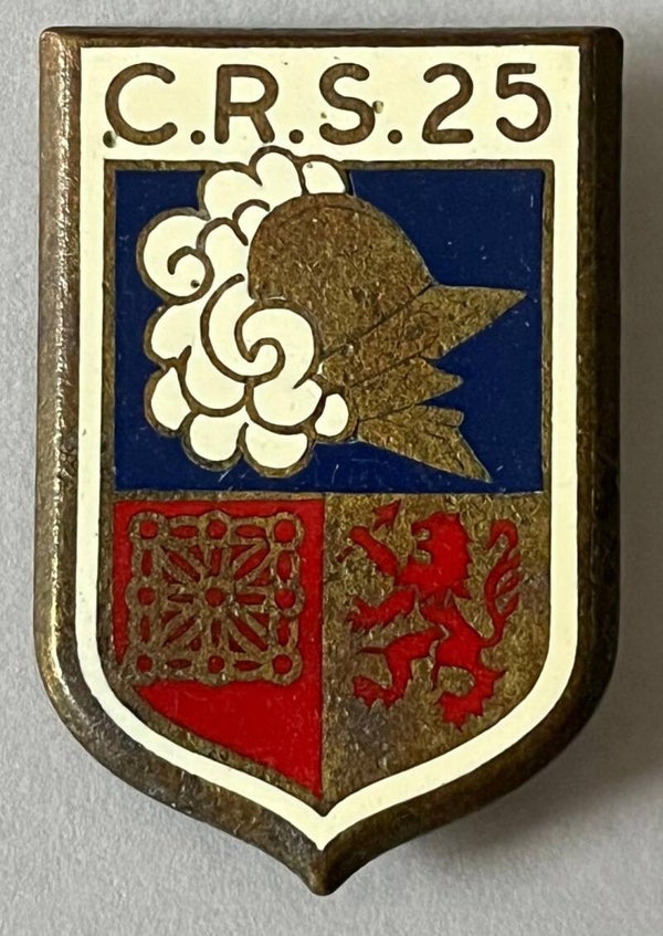 Compagnie Républicaine de Sécurité 25, Pau, France badge