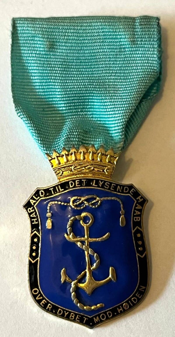 Frimurermedalje St.Johanneslogen Harald til det lysende håb Haugesund
