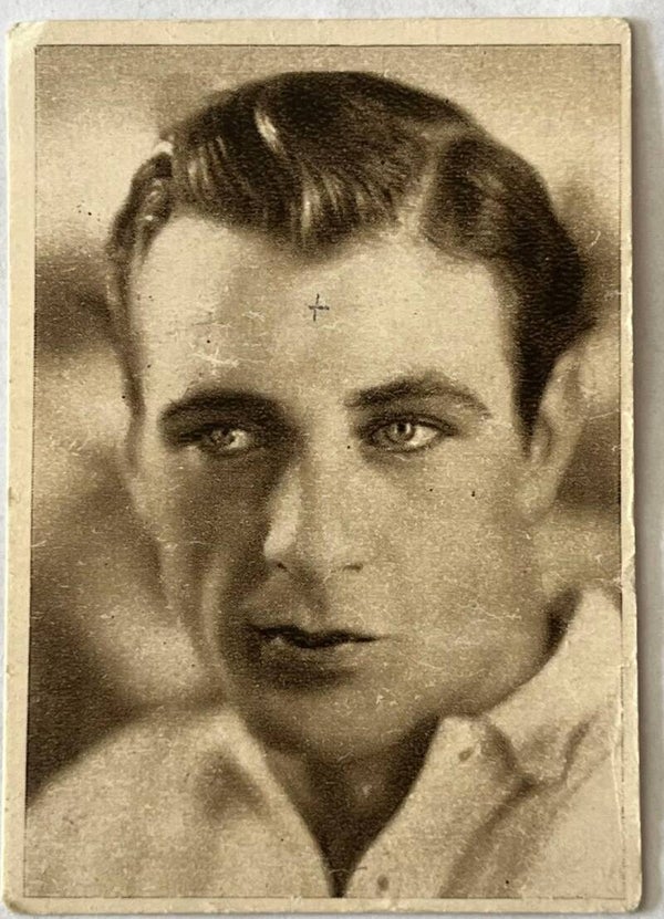 Gary Cooper, American actor. Collectorcard Akaba cigaretts