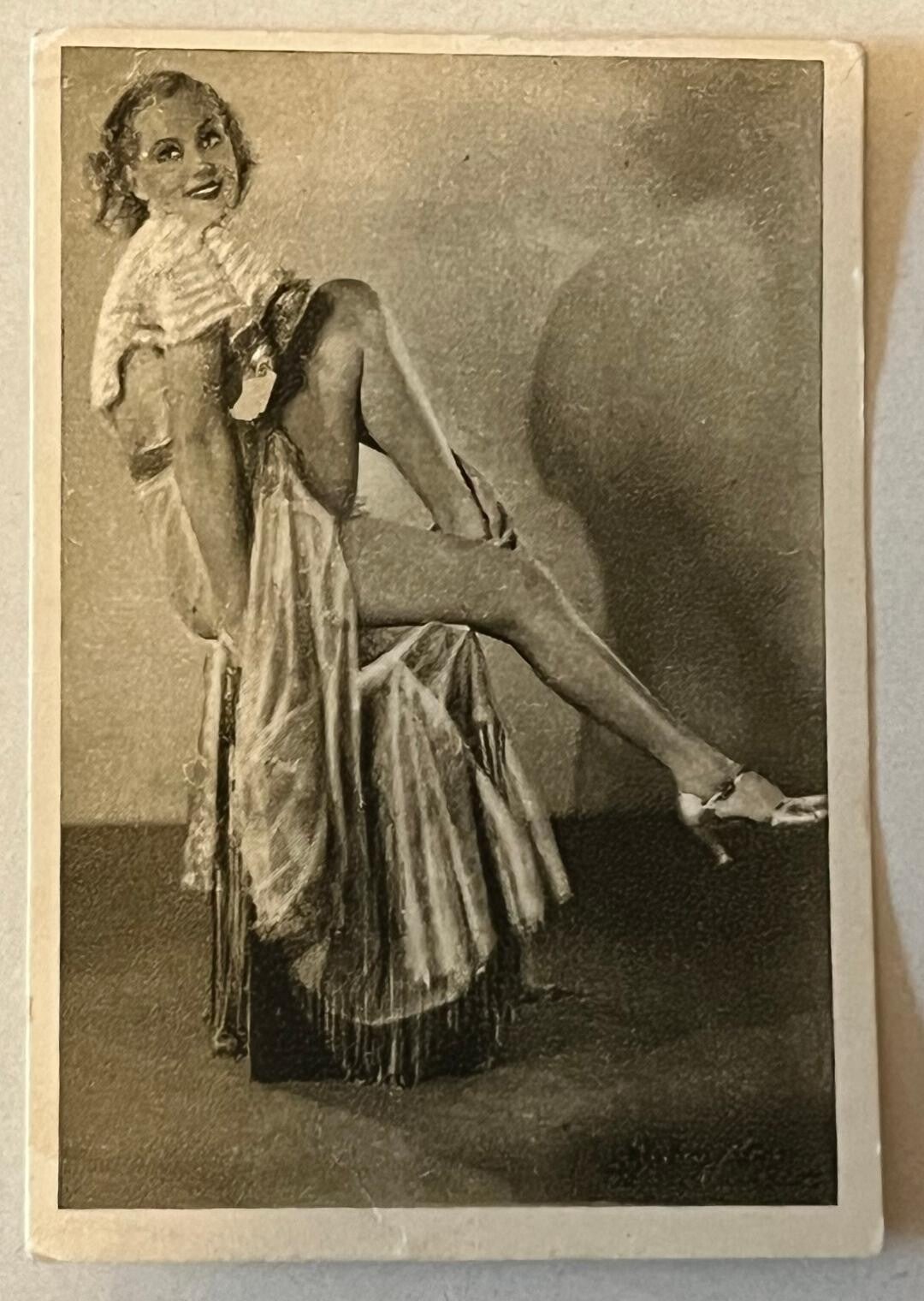 Sherley Grey, American actress. Collectorcard Akaba cigaretts