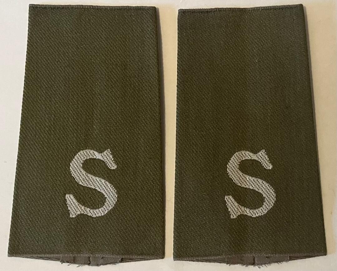 Hæren befalsskoleelev skuldermerker gradtegn